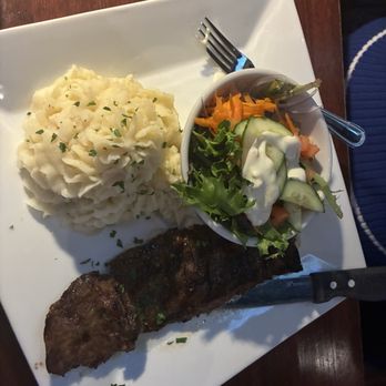 The Irish Poet - Steak mashed potatoes and salad - Bars Near Me - Wantagh, New York The Irish Poet - Steak mashed potatoes and salad - Bars Near Me - Wantagh, New York