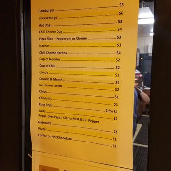 Dixon High School - Menu at snack bar - Middle Schools & High Schools Near Me - Dixon, California