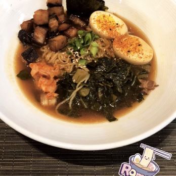 One Flew South - Collard green Ramen - New American Near Me - Atlanta, Georgia