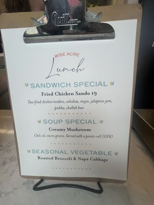 Menu photo 5 Wise Acre Eatery Minneapolis, MN
