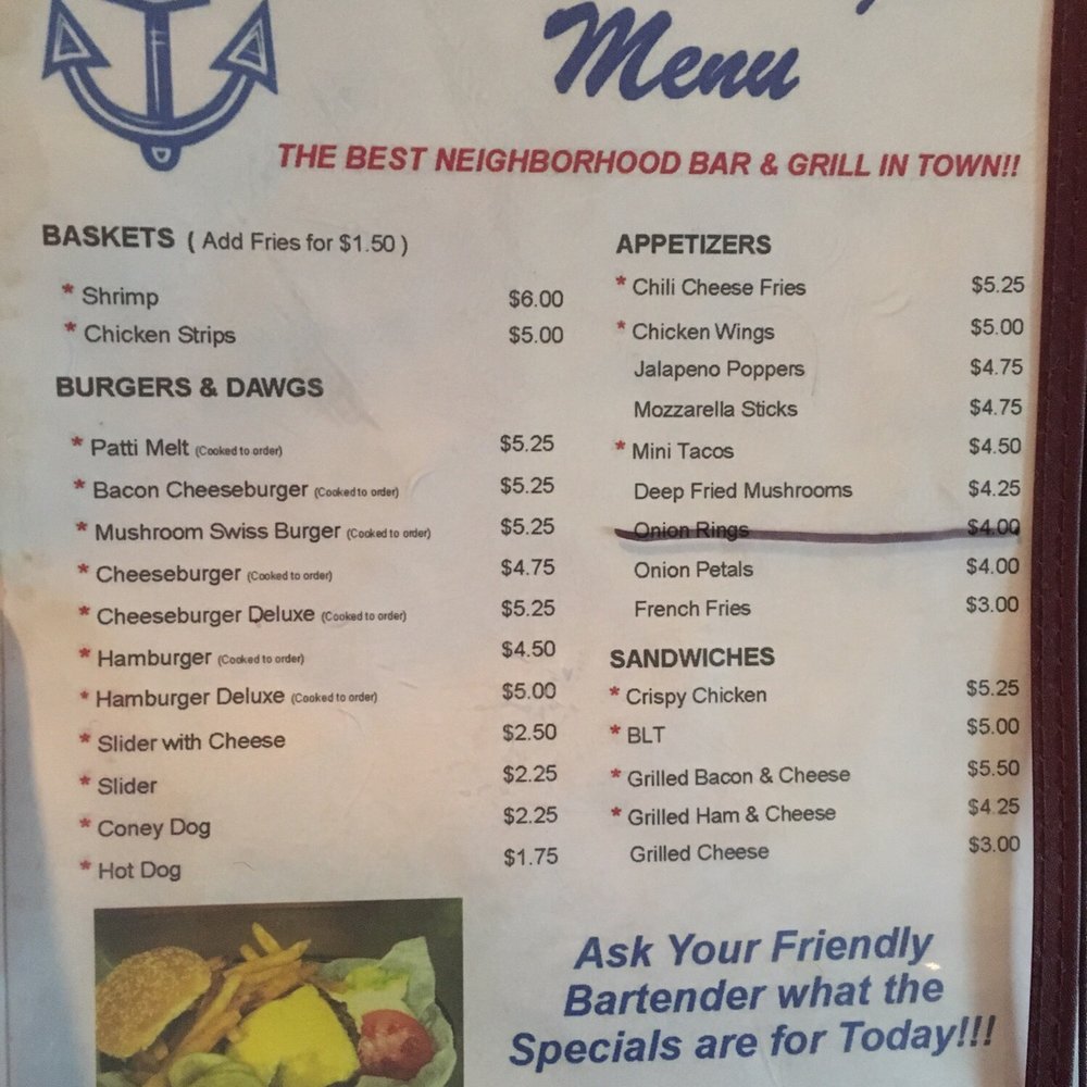 Lakeside Bar & Grill - Food menu - Dive Bars Near Me - White Lake, Michigan Lakeside Bar & Grill - Food menu - Dive Bars Near Me - White Lake, Michigan