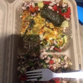 Pi Bakerie - Leek Pie, bean salad and one lonely grape leaf - Bakeries Near Me - New York, New York Pi Bakerie - Leek Pie, bean salad and one lonely grape leaf - Bakeries Near Me - New York, New York