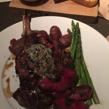 Marketplace Cafe - Rib eye steak with asparagus and potatoes - New American Near Me - Brea, California Marketplace Cafe - Rib eye steak with asparagus and potatoes - New American Near Me - Brea, California
