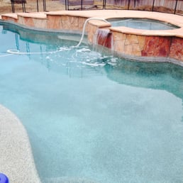 TWO days ago this pool was dark dark green!  I'm glad I called this company.
