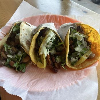 The Taco Stand - AL PASTOR TACO SONORA TACO - Mexican Near Me - Orange, California