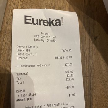 Eureka! - American Near Me - Berkeley, California