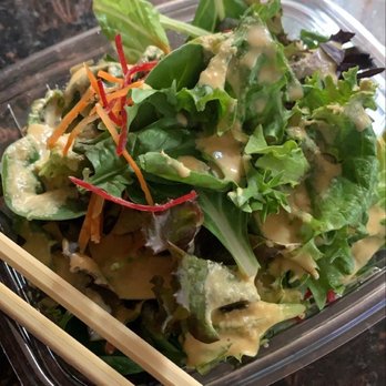Amura Japanese - Ginger Dressing on the salad was incredible - Japanese Near Me - New York, New York