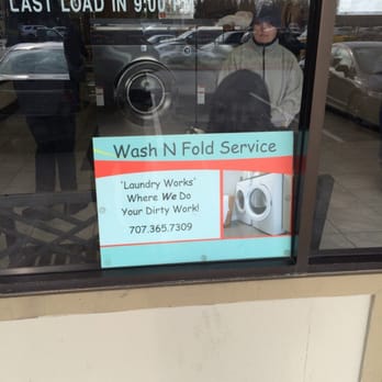 Vacaville Laundryworks - They also offer a wash and fold service on site. I have not used the washing phone service so I can't comment on the quality. - Laundromat Near Me - Vacaville, California Vacaville Laundryworks - They also offer a wash and fold service on site. I have not used the washing phone service so I can't comment on the quality. - Laundromat Near Me - Vacaville, California