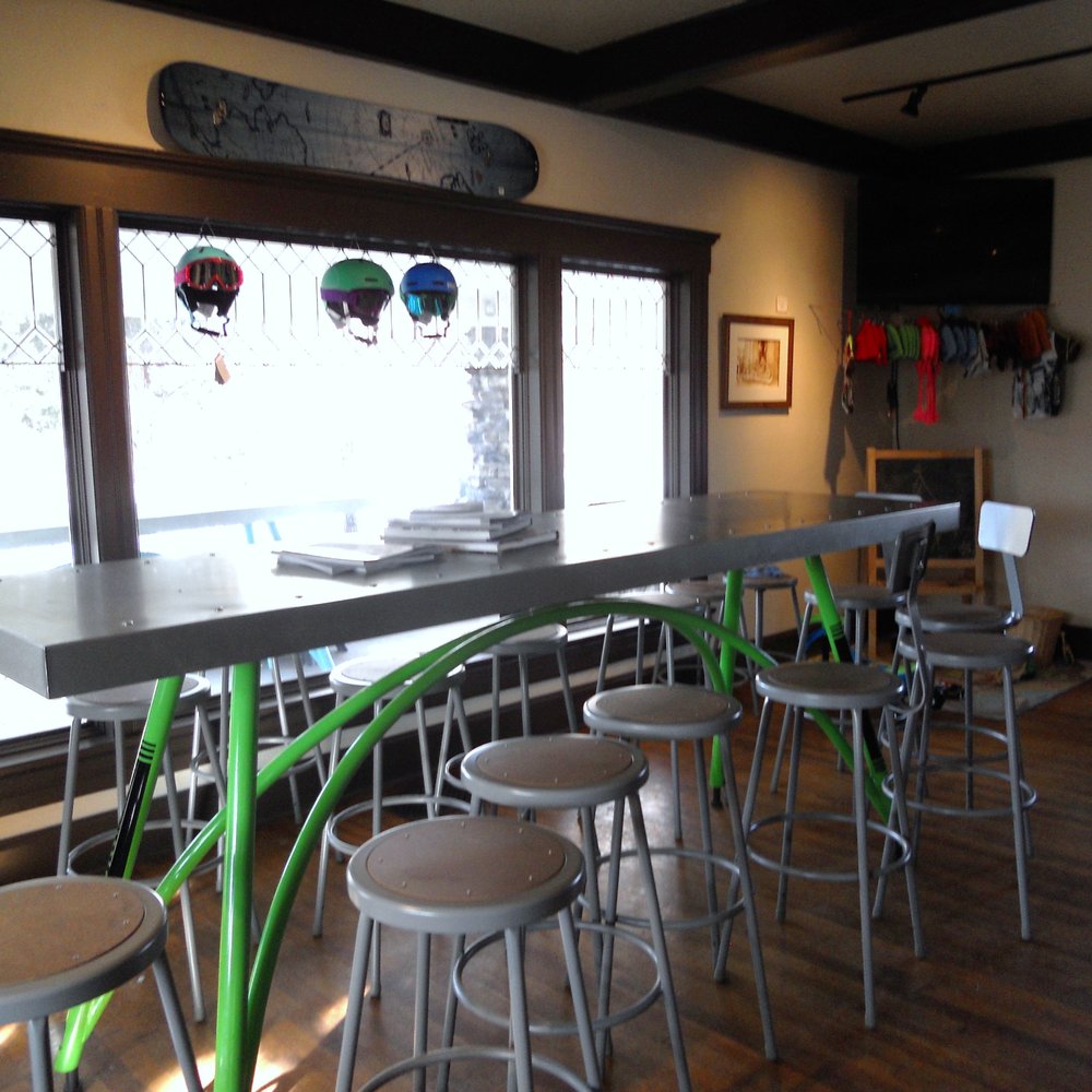 The Commons Cafe and Taproom - Seating here is drawback. Not a single standard table height seat in the room for folks with disabilities or small children. - Coffee & Tea Near Me - Bend, Oregon The Commons Cafe and Taproom - Seating here is drawback. Not a single standard table height seat in the room for folks with disabilities or small children. - Coffee & Tea Near Me - Bend, Oregon