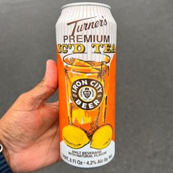 Sheetz - Turner's lemon iced tea and Iron City Lager. A shandy of sorts.