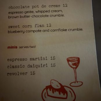 Fishbar - Desserts and dessert cocktails - Seafood Near Me - Savannah, Georgia