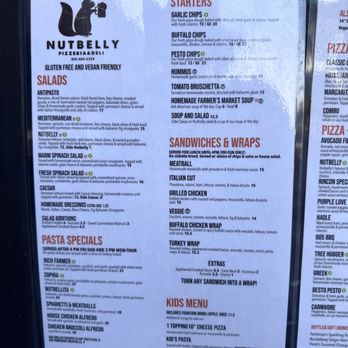 Nutbelly Pizzeria and Deli - Menu page 1 - Pizza Near Me - Carpinteria, California Nutbelly Pizzeria and Deli - Menu page 1 - Pizza Near Me - Carpinteria, California