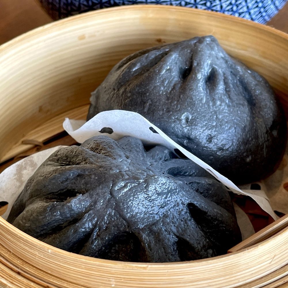 Liang's Village - Frozen Peppery Kurobuta Charcoal Bao () - Taiwanese Near Me - Cupertino, California Liang's Village - Frozen Peppery Kurobuta Charcoal Bao () - Taiwanese Near Me - Cupertino, California