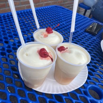 Johnny's Reef Restaurant - They were about $16 each, it's mostly colada mix, buy the virgin colada, add your own spirits to liven it up! - Seafood Near Me - Bronx, New York