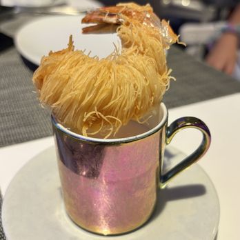 Wonderland - Mad Hatter's purple potted shrimp. Ovation of the Seas - Desserts Near Me - Los Angeles, California