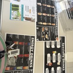 Healthy Mission Nutrition Bar - Menus for smoothies, specialty drinks, energy drinks