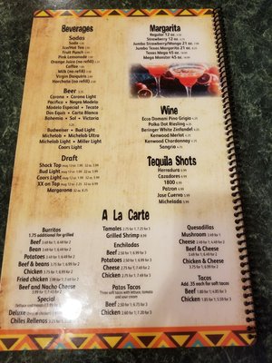 Menu photo 1 El Pakas Winterville, NC