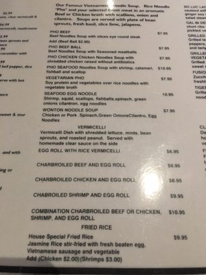 Menu photo 8 Fusion Restaurant & Bar Riverside, CA