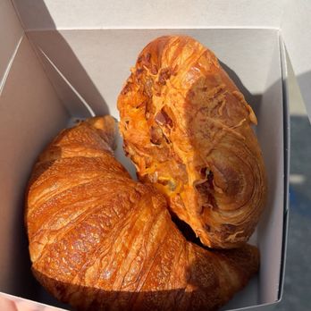Breadologie Bakery - Croissant and bacon onion cheese - Bakeries Near Me - Granada Hills, California