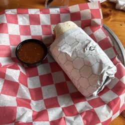Burrito Union - Burrito (with a bite taken out)