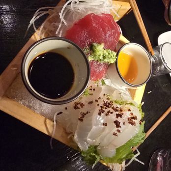 Uchi Denver - Maguro and hirame sushi. The tamari sauce was excellent. - Japanese Near Me - Denver, Colorado