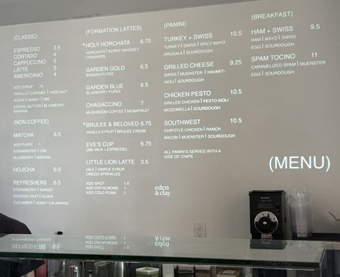 Menu photo 5 Eden & Clay Upland, CA