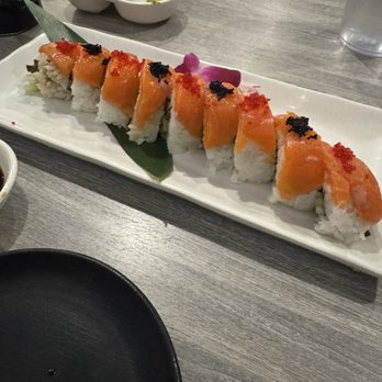 Sushi Plus One - King Salmon Roll - Japanese Near Me - Murrieta, California Sushi Plus One - King Salmon Roll - Japanese Near Me - Murrieta, California