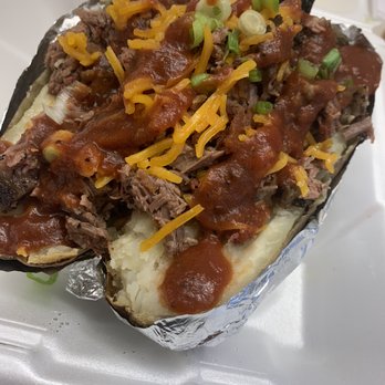 Cypress Trail Hideout - BBQ potato - Smokehouse Near Me - Cypress, Texas