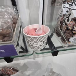 Cherry ice cream 1 scoop $7 ish
