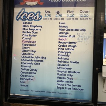 Uncle Louie G - Ices menu - Ice Cream & Frozen Yogurt Near Me - Brooklyn, New York Uncle Louie G - Ices menu - Ice Cream & Frozen Yogurt Near Me - Brooklyn, New York