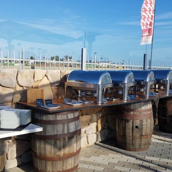 Ballast Point Brewing Long Beach - Set up for a private party in The Bow area - Breweries Near Me - Long Beach, California
