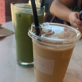 Lamill Coffee - matcha latte and vanilla latte - Coffee & Tea Near Me - Los Angeles, California Lamill Coffee - matcha latte and vanilla latte - Coffee & Tea Near Me - Los Angeles, California