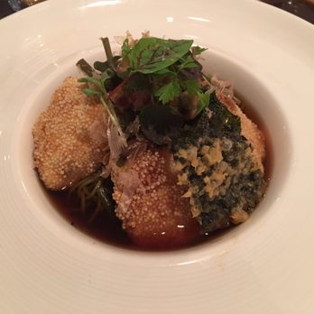 Nakamori - Crunch tofu soba with tomato dashi. So lovely - Japanese Near Me - Toronto, Ontario