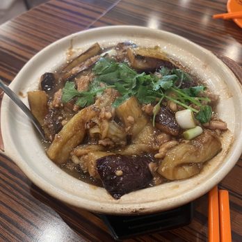 Alice’s Kitchen - Clay Pot Eggplant with Salty fish - Noodles Near Me - Temple City, California