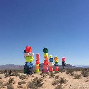 Seven Magic Mountains - Public Art Near Me - Las Vegas, Nevada Seven Magic Mountains - Public Art Near Me - Las Vegas, Nevada