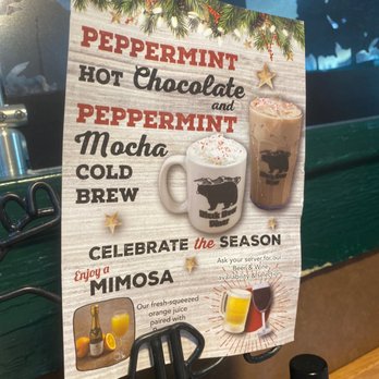 Black Bear Diner Pasadena - Holiday drinks 2022 - Diners Near Me - Pasadena, Texas