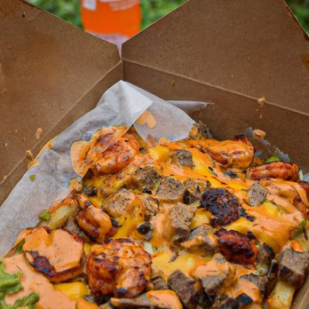 The Taco Stand - MAR Y TIERRA loaded fries - Mexican Near Me - Miami, Florida
