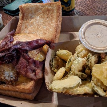 Twisted Root Burger - The Hangover & fried pickles - Burgers Near Me - Dallas, Texas Twisted Root Burger - The Hangover & fried pickles - Burgers Near Me - Dallas, Texas