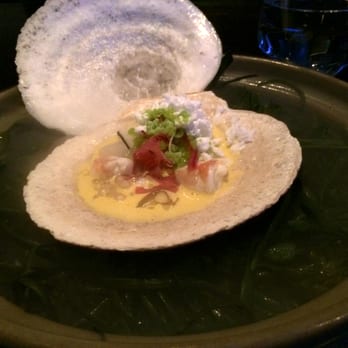 Alinea - SCALLOP. citrus aroma, fourteen textures - New American Near Me - Chicago, Illinois Alinea - SCALLOP. citrus aroma, fourteen textures - New American Near Me - Chicago, Illinois