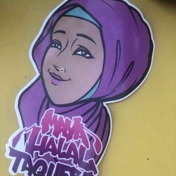 Maya Halal Taqueria - The stickers! So cool! Putting this on my water bottle - Halal Near Me - Oakland, California