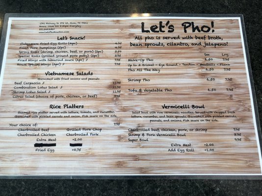 Menu photo 4 Let's Pho Alvin, TX Menu photo 4 Let's Pho Alvin, TX