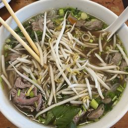 Beef and Rare Steak & Meatball Pho