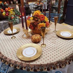 Blue Bike Antiques and Gifts - Table set for the family.