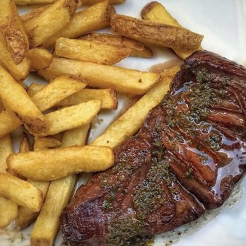 Cokuy - Chimichurri skirt steak and fries - Burgers Near Me - Madrid, M Cokuy - Chimichurri skirt steak and fries - Burgers Near Me - Madrid, M