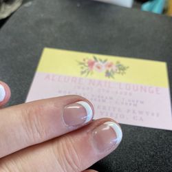 Allure Nail Lounge - Gel frenchie perfect I love it