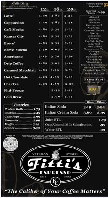 Menu photo 5 Fitti's Espresso Kansas City, MO