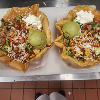 Blvd Cocktails - Chicken Taco Salads (Rice, beans, cheese, lettuce Pico guacamole sour cream And chicken - Pool Halls Near Me - Anaheim, California Blvd Cocktails - Chicken Taco Salads (Rice, beans, cheese, lettuce Pico guacamole sour cream And chicken - Pool Halls Near Me - Anaheim, California