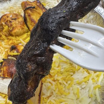 Rosemary Grill DTLA - wtf is this (insert joke here)? Supposed to be beef koobideh smh - Mediterranean Near Me - Los Angeles, California