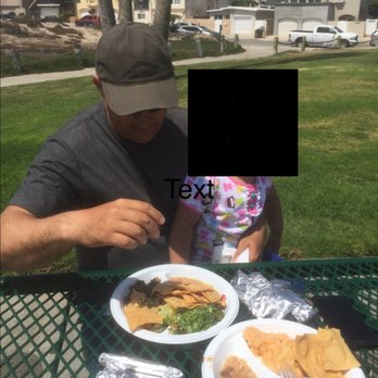 Game Over Catering - This is my baby enjoying some carne asada, chips, beans and rice. - Caterers Near Me - Ventura, California