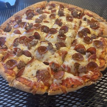 Pizza Cottage & Tipton Tavern - Powell - Large Pepp/sausage pizza, Sicilian crust - Pizza Near Me - Powell, Ohio Pizza Cottage & Tipton Tavern - Powell - Large Pepp/sausage pizza, Sicilian crust - Pizza Near Me - Powell, Ohio